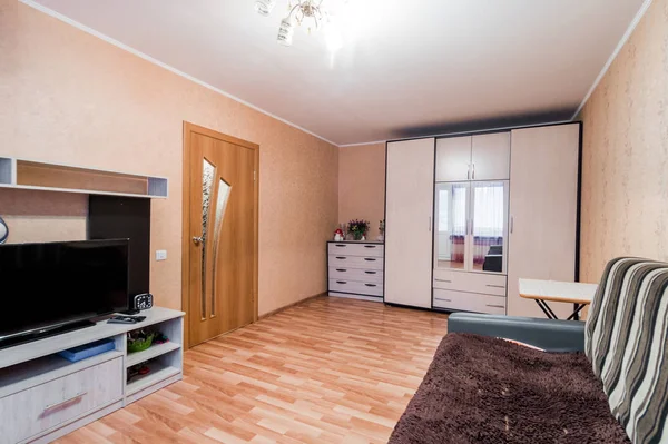 Russia Omsk Agosto 2019 Appartamento Con Camera Interna Decorazione Riparazione — Foto Stock