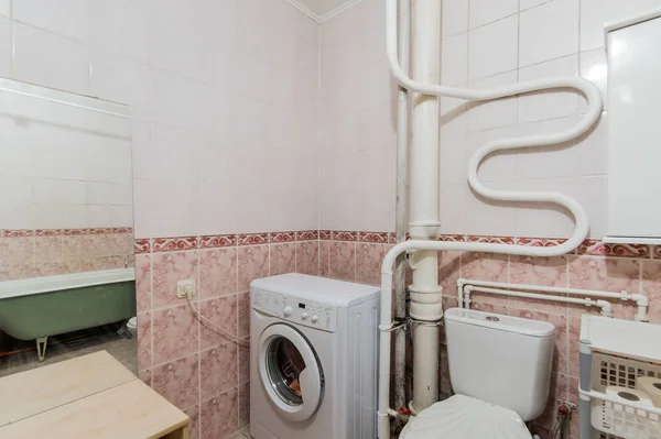 Rússia Omsk Agosto 2019 Apartamento Quarto Interior Decoração Reparo Padrão — Fotografia de Stock