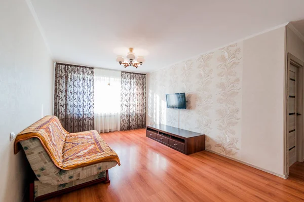 Rusland Omsk Augustus 2019 Interieur Appartement Standaard Reparatie Decoratie Hostel — Stockfoto