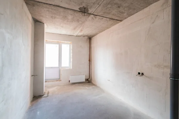 Russia Omsk August 2019 Interior Room Apartment Rough Repair Self — Stock Photo, Image