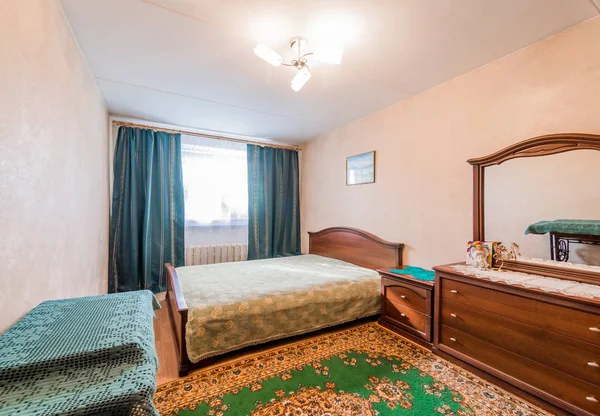 Ρωσία Μόσχα Αυγούστου 2019 Εσωτερικό Δωμάτιο Διαμέρισμα Μοντέρνο Φωτεινό Ζεστή — Φωτογραφία Αρχείου
