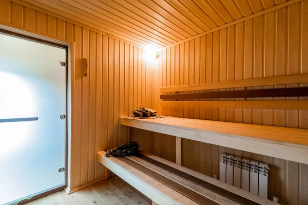 Rússia Moscou Agosto 2019 Apartamento Interior Casa Banho Sauna — Fotografia de Stock