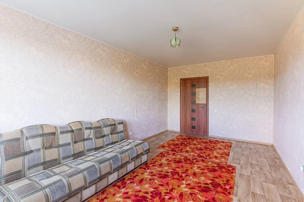 Ρωσία Μόσχα Σεπτεμβρίου 2019 Εσωτερικό Δωμάτιο Διαμέρισμα Μοντέρνα Φωτεινή Ζεστή — Φωτογραφία Αρχείου