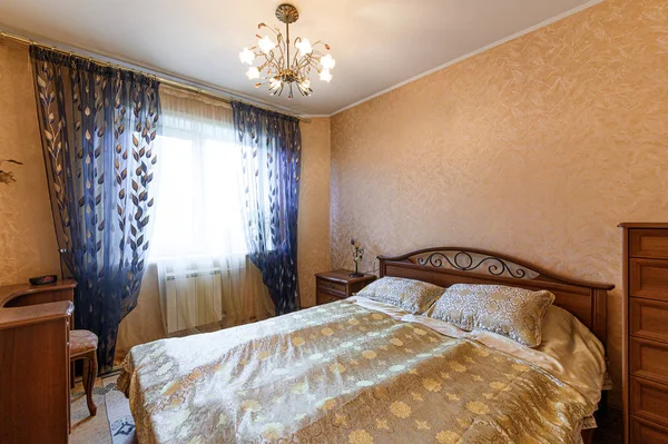 Ρωσία Μόσχα Σεπτεμβρίου 2019 Εσωτερικό Δωμάτιο Διαμέρισμα Μοντέρνα Φωτεινή Ζεστή — Φωτογραφία Αρχείου