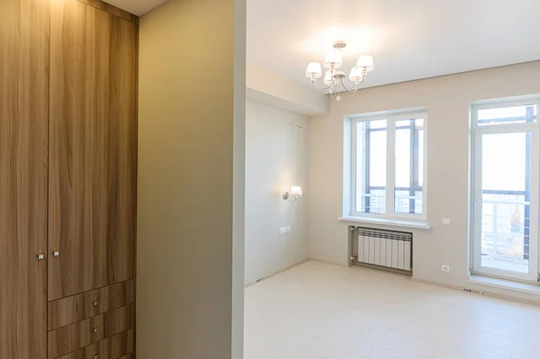 Russie Moscove Septembre 2019 Intérieur Appartement Chambre Moderne Lumineux Atmosphère — Photo