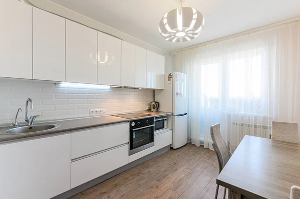 Rusko Moscow Října 2019 Interiér Apartmá Moderní Světlé Útulné Atmosféry — Stock fotografie