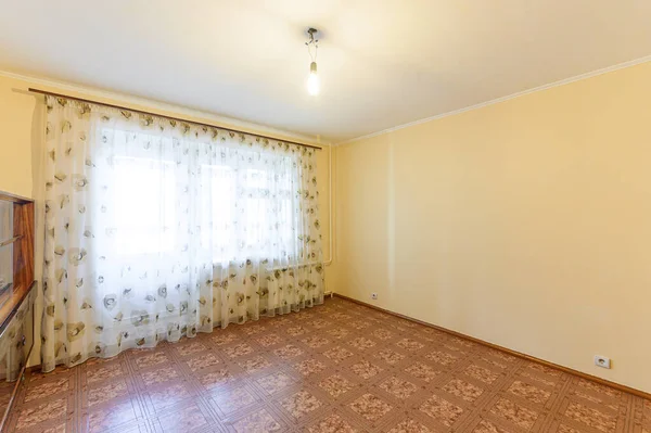 Russie Moscove Octobre 2019 Appartement Pièce Intérieure Décrépit Vieux Bâclée — Photo