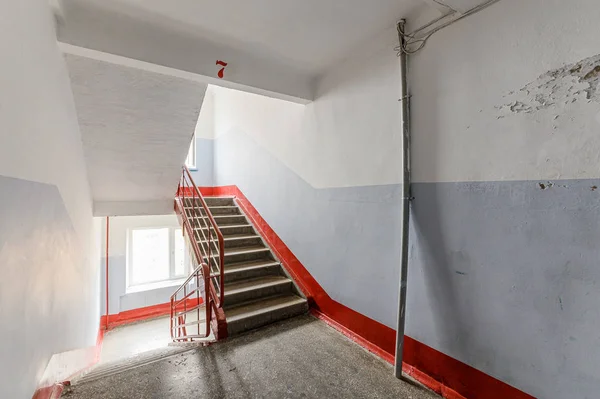 Rusland Moskou Oktober 2019 Interieur Appartement Moderne Openbare Plaats Trap — Stockfoto