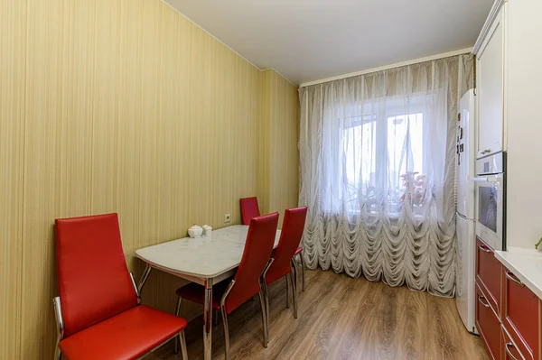 Rusland Moskou Oktober 2019 Interieur Appartement Moderne Lichte Gezellige Sfeer — Stockfoto