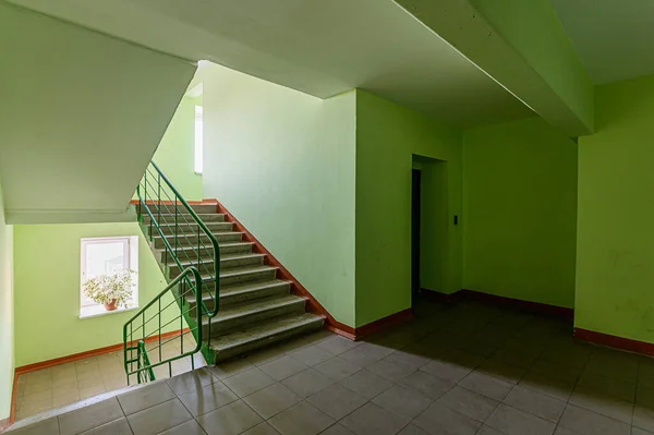 Rússia Moscou Dezembro 2019 Quarto Interior Apartamento Lugar Público Varanda — Fotografia de Stock