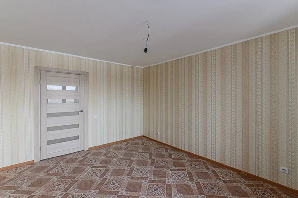 Oroszország Moszkva December 2019 Belső Szoba Apartman Modern Világos Hangulatú — Stock Fotó