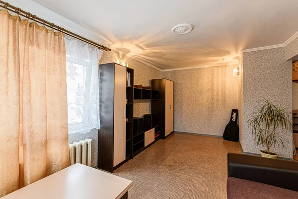 Rusland Moskou Januari 2020 Interieur Appartement Moderne Lichte Gezellige Sfeer — Stockfoto