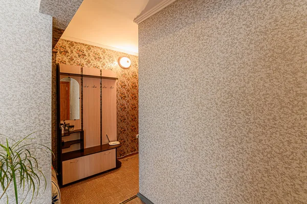 Ρωσία Μόσχα Ιανουαρίου 2020 Εσωτερικό Διαμέρισμα Δωμάτιο Σύγχρονη Φωτεινή Ζεστή — Φωτογραφία Αρχείου