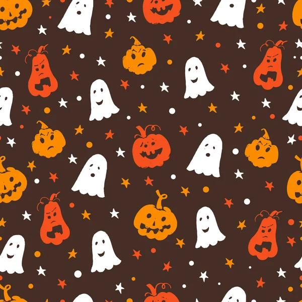 Modello senza cuciture di Halloween — Vettoriale Stock