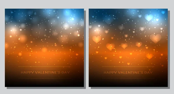 Valentin-Tageskarten — Stockvektor