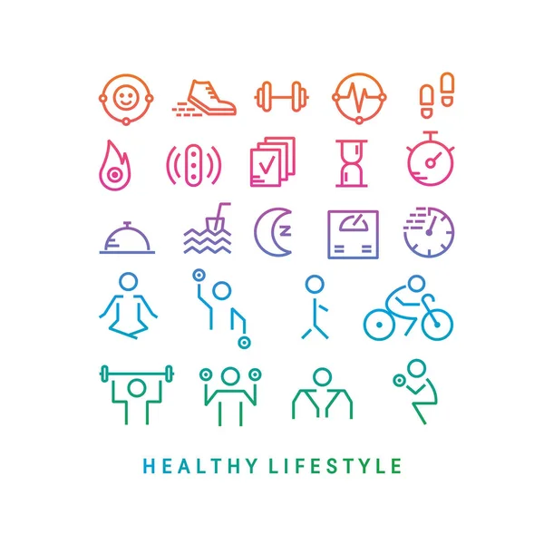 Fitness Icons set