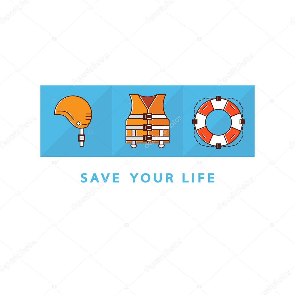 Life save icons