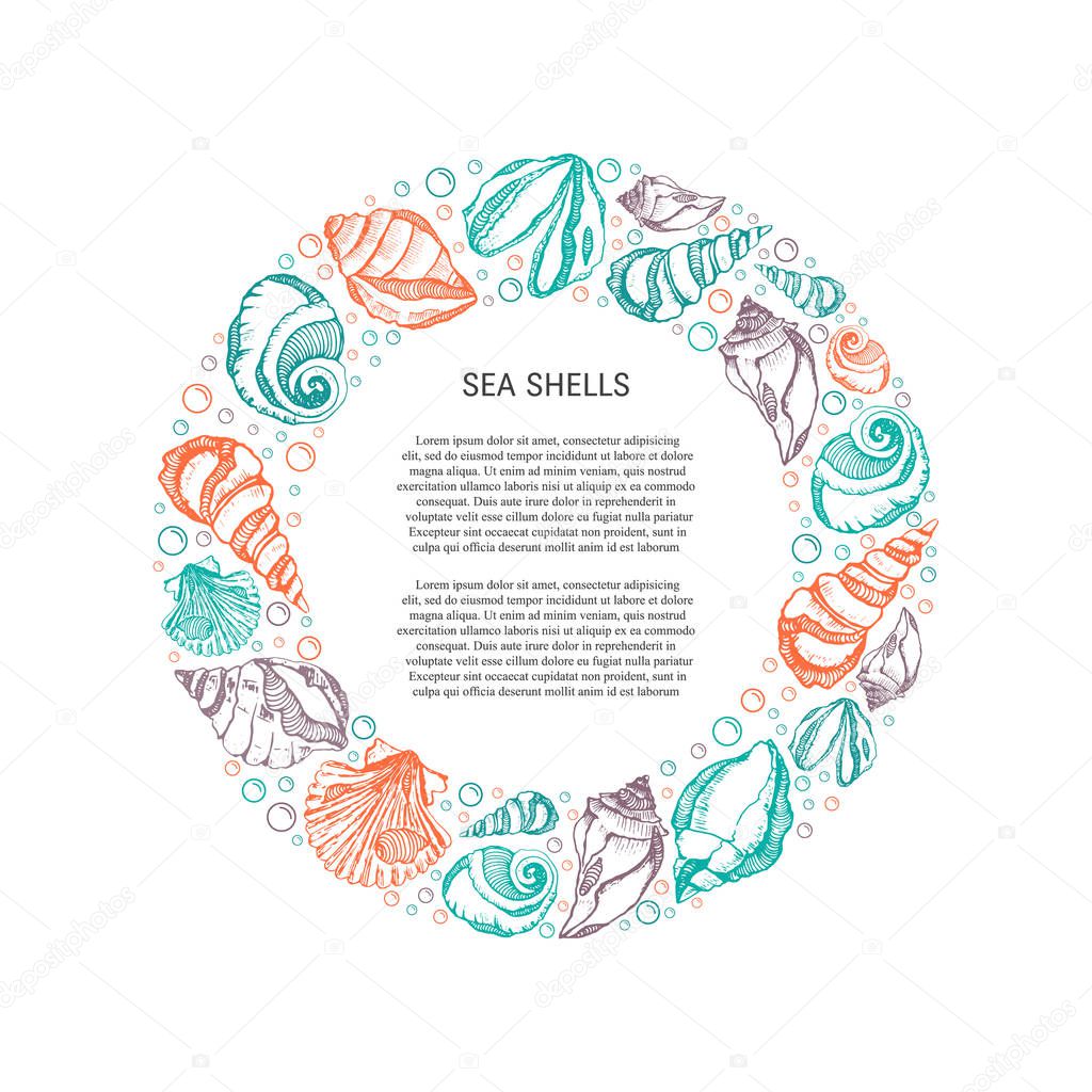 Sea shell circle