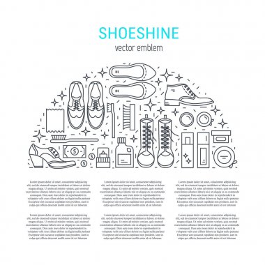 Shoeshine vector icons clipart