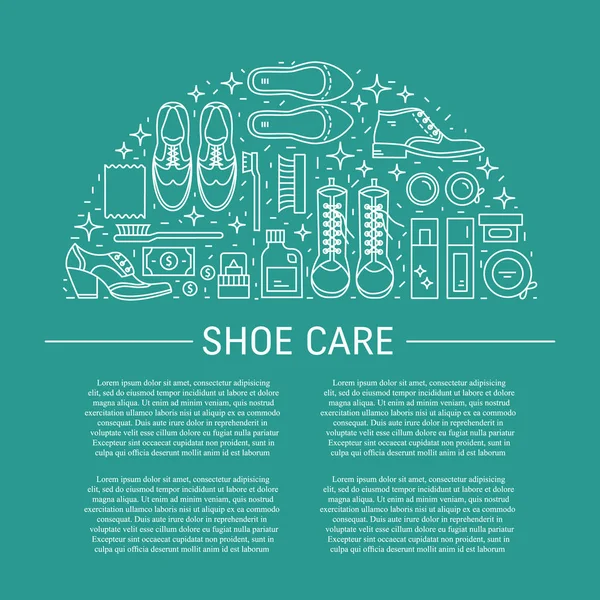 Icônes vectorielles Shoeshine — Image vectorielle