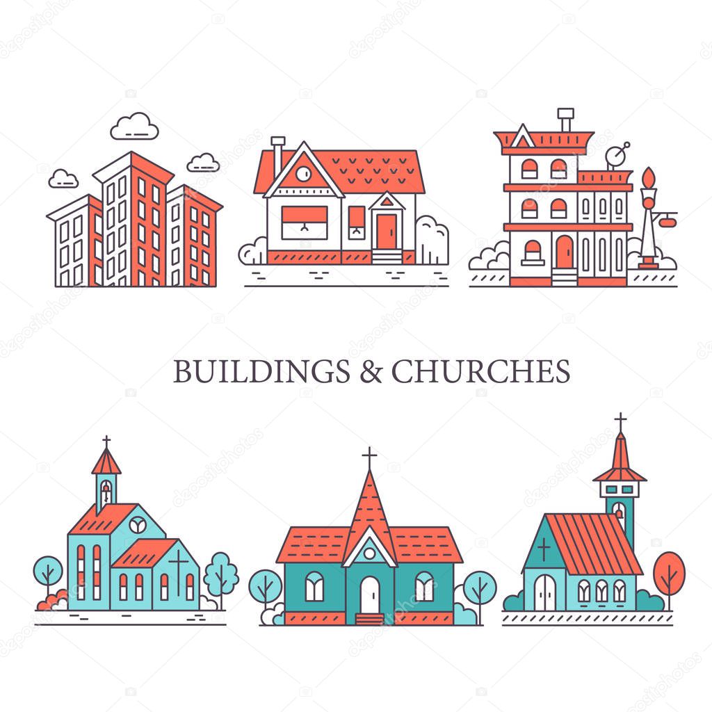 Buildings and churches