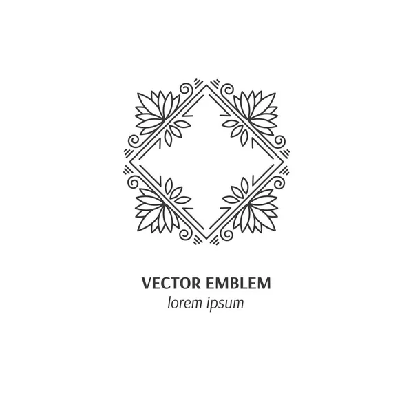 Logo de tienda de flores — Vector de stock