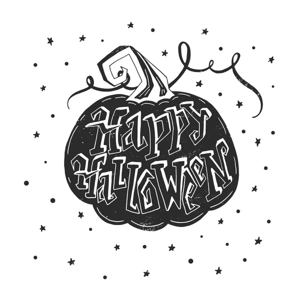 Vector Illustration Design Halloween Greeting Card — Stock Vector