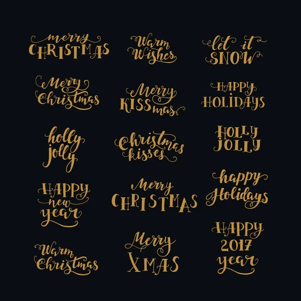 クリスマスのグリーティング カード パターンのベクトル イラスト デザイン — ストックベクタ