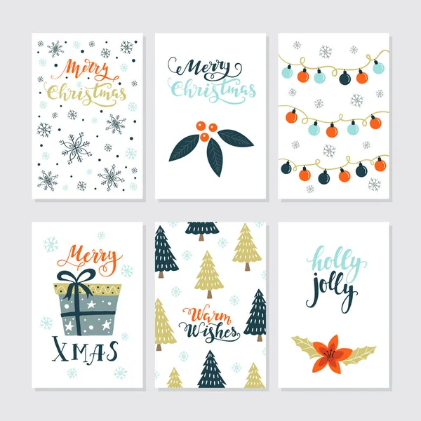 Illustration Vectorielle Motif Carte Vœux Noël — Image vectorielle