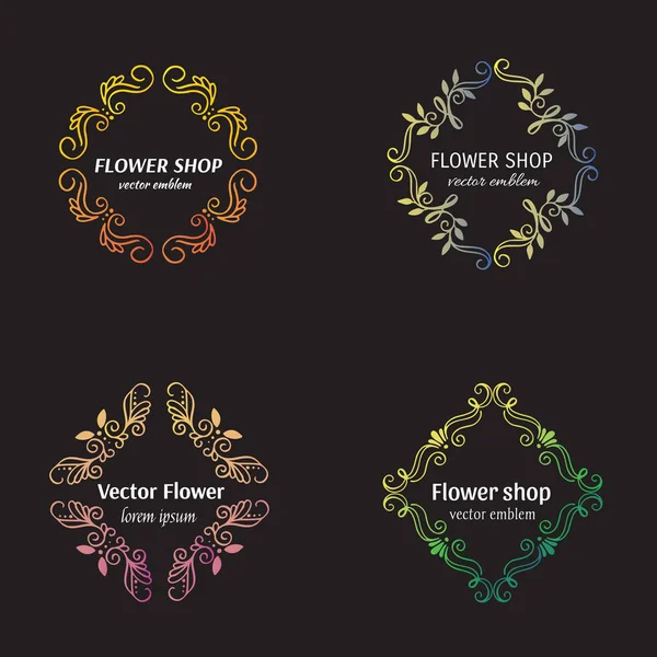 Vektor Illustration Set Von Perfektem Logo Design — Stockvektor