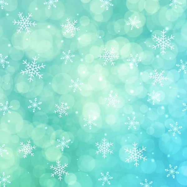 Fondo de Navidad con bokeh — Vector de stock