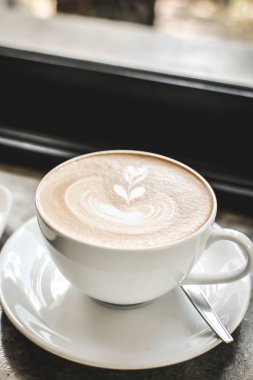 sıcak kahve latte sanat kahve shop.selective