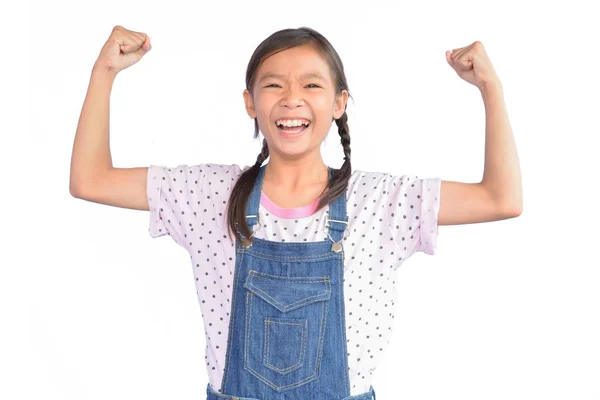 Πορτρέτο της μικρά Ασίας κορίτσι λευκό — Φωτογραφία Αρχείου