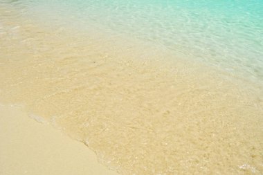 Tropikal güzel açık plaj arka plan