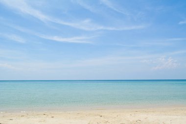 Tropikal güzel açık plaj arka plan