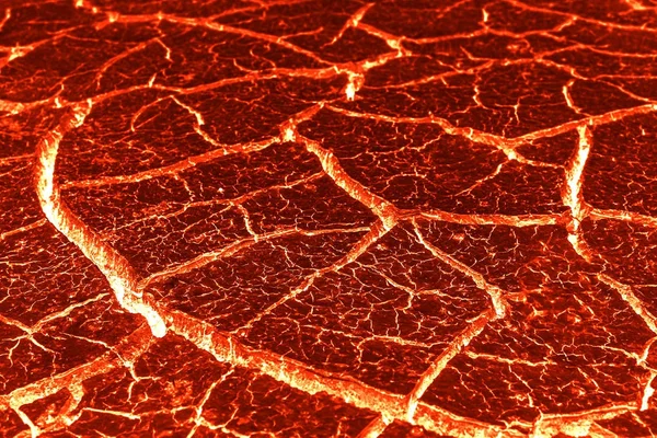 Lava Crack Background Texture — Stock Photo, Image