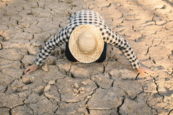 Hombre Asiático Rezar Por Abundancia — Foto de Stock