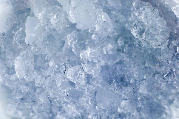 Ice cube υφή χρώμα απαλό μπλε — Φωτογραφία Αρχείου