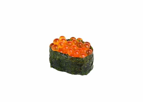 Ikura seaweed sushi roll japonês cusine — Fotografia de Stock