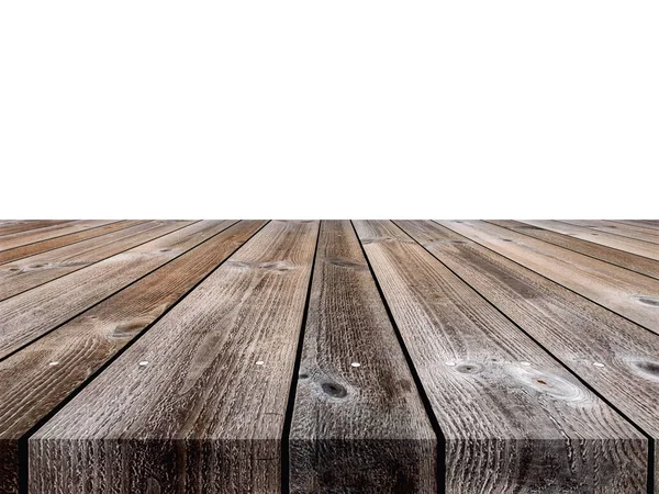 素朴な木製の茶色の板の縞模様の質感の背景 — ストック写真