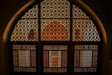 Kaşan sarayın içine Barok windows