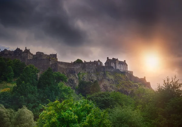 Castelo Real em Edimburgo — Fotografia de Stock