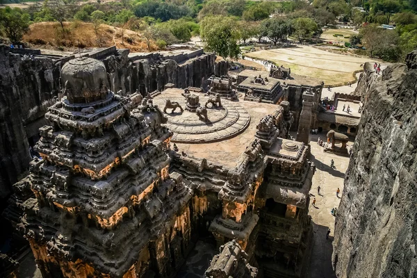 Ellora mağara içinde Hindistan — Stok fotoğraf