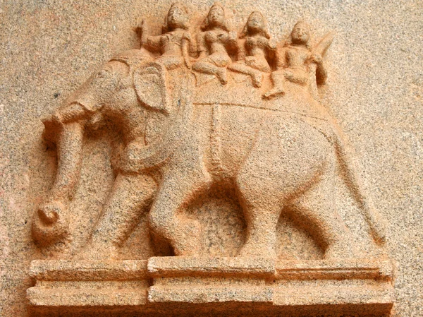 Bas-relief Hampi — Photo