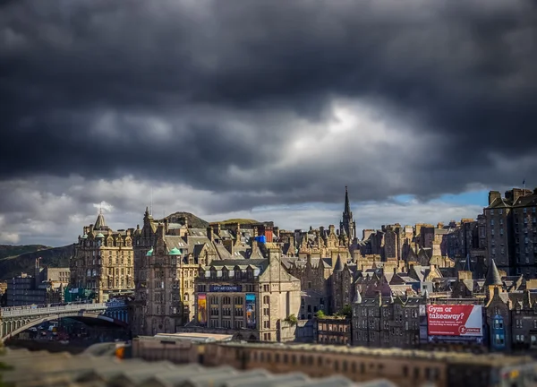 View of the centre of Edinburgh — Stock Photo, Image