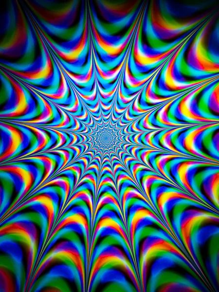 Colourful psychedelic background — Stock Photo, Image