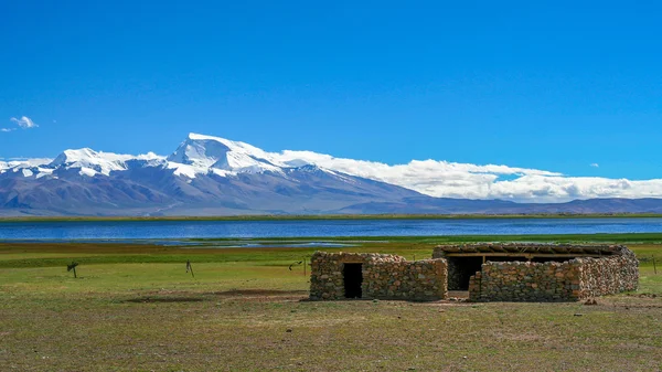 Lake Manansovar in Tibet — Stock fotografie
