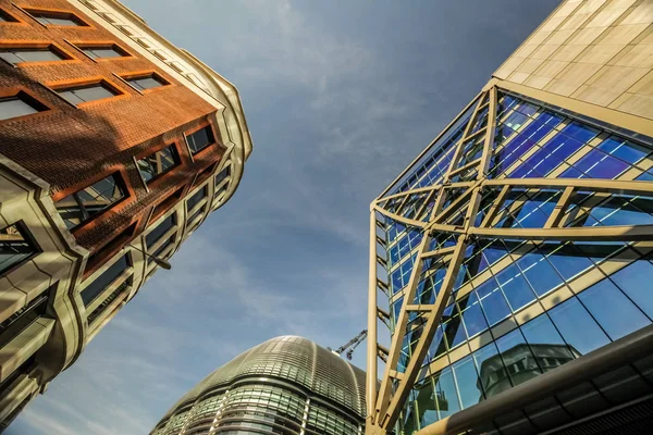 Edificios comerciales de Londres — Foto de Stock