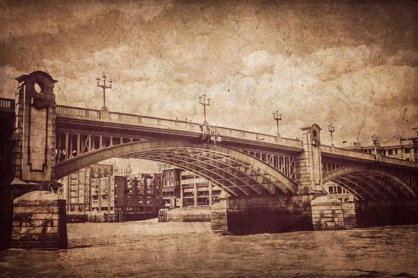 Puente de Blackfrairs en Londres — Foto de Stock