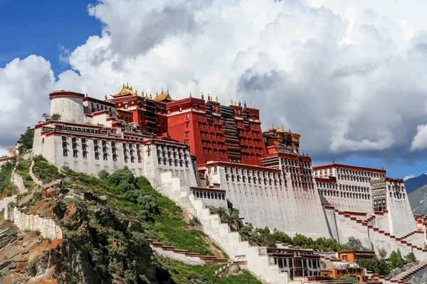 Palác Potala v Tibetu — Stock fotografie